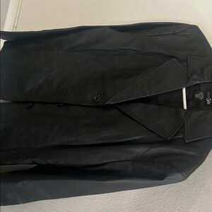 East 5th Charcoal Leather Jacket